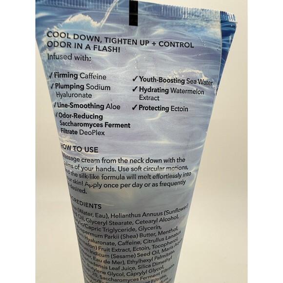 Nakery Beauty Cryo-Cool Cool Down Body Cream Tightening Deodorizing 6.6oz New - Picture 6 of 9